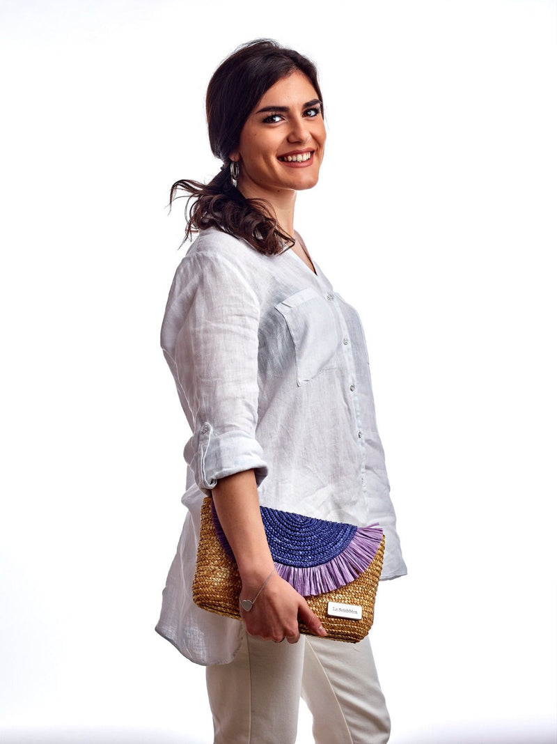 Pochette con frange